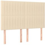  LED uzglavlje krem 144x5x118/128 cm od tkanine | shoptok.hr
