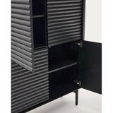 Kave Home Crni ormarić u dekoru hrasta 104,5x144x40 cm Lenon – | shoptok.hr