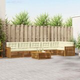  Set vanjskih sofa 7 kom. Prirodna i krem | shoptok.hr