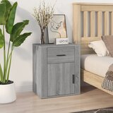 vidaXL Nočna omarica siva sonoma 50x36x60 cm inženirski les | Shoptok.si