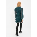 Trendyol Green Patterned Ruffle Dress | shoptok.hr