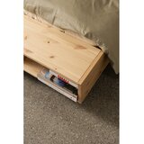 Karup Design Zakonska postelja iz masivnega bora z letvenim dnom 180x200 cm v naravni barvi Merge – | Shoptok.si