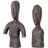 Bloomingville Komplet 2 kovinskih kipcev Rhea, višina 11,5 cm