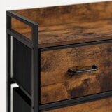 RELAXDAYS Komoda s ladicama, rustikalno smeđa 98 x 28,5 x 85 cm | shoptok.hr