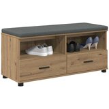  Haldna klop z blazino s predalom Umetni hrast 100 x 38 x 46 cm, (5000155626) | Shoptok.si