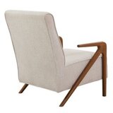 Atelier Del Sofa fotelja larus wood berjer walnut cream | ePonuda.com