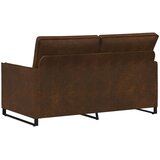  Kauč za dvoje Smeđa 150 x 81 x 82 cm Umjetni sued Slike