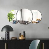 Ambiance Zidna naljepnica 26x26 cm Half-moon Mirror - | shoptok.hr