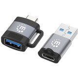  Adapter Manhattan 356329 USB 3.0 - USB-C M/F - F/M set 2 adaptera Cene