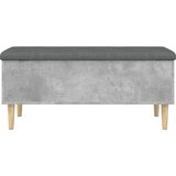  Klupa za pohranu boja betona 102x42x46 cm konstruirano drvo | shoptok.hr