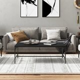  Stolić za kavu crni 100 x 50 x 35 cm od konstruiranog drva | Eponuda.com