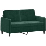  2-dijelni set sofa tamnozeleni baršunasti | Eponuda.com