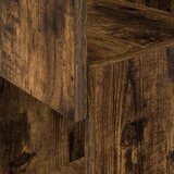  Kutni ormarić Dimljeni hrast 25,5x25x102cm Konstruirano drvo | shoptok.hr