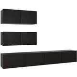  4-dijelni set TV ormarića od iverice crni | shoptok.hr