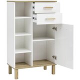 MID.YOU Spodnja Omarica Padua, Bela, Barva Hrasta | Shoptok.si