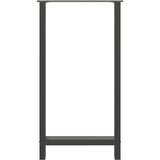  Noge za barsko mizo antracitne barve 2 kosa 60 x (110-111) cm jeklo | Shoptok.si