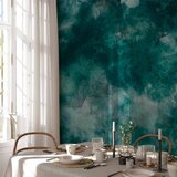  Foto tapeta - Malachite respite - modernist abstract background with texture 250x175 | shoptok.hr