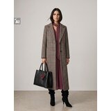 Sinsay Dugi jednoredni kaput s dodatkom viskoze i vune | shoptok.hr