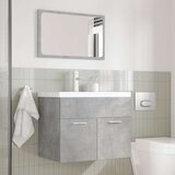  3-dijelni set kupaonskog namještaja siva boja betona drveni 60 x 38.5 x 46 cm | shoptok.hr