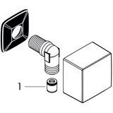 Hansgrohe 26455990 FixFit priključek za tuš cev | Shoptok.si
