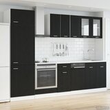  Kuhinjska jedinica Lyon 8 pcs Crni hrast Konstruirano drvo Cijene