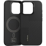 Benks Montage Magnetic Armor Pro Kevlar maska s metalnim okvirom za iPhone 16 Pro crna | shoptok.hr