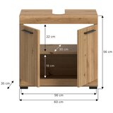 MID.YOU OMARICA ZA POD UMIVALNIK 60/56/34 cm | Shoptok.si