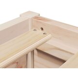 vidaXL Okvir za krevet 90 x 200 cm od masivne borovine | shoptok.hr