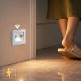  Brilagi - LED svetiljka za stepenište sa senzorom STEP LIGHT LED/1,5W/230V IP44 srebrna | Eponuda.com