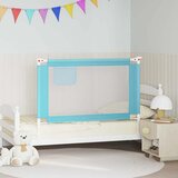  Sigurnosna ograda za dječji krevet plava 120 x 25 cm od tkanine | shoptok.hr