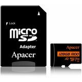 Apacer microSD XC 128GB spominska kart. UHS-I U3 R100 V30 A2, (20543831) | Shoptok.si