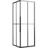  Tuš-kabina napola matirana ESG 80 x 80 x 180 cm crna | shoptok.hr