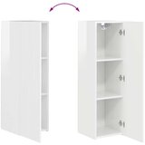  Set omare za televizijo na steni 4 pcs Visok sijaj bela - - Bela - 57.98 - 29,5 x 31 x 100 cm - 2025-vidaXL-Uvoz_2 | Shoptok.si