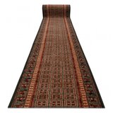 RugsX Volnena tekač KASHQAI 4301/401 orientalski, okvir zelena / oranžna 67 67x440 cm, (5000177947) | Shoptok.si
