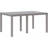  Stol za vrt Svjetlosiva 150 x 100 x 73 cm poliratan | shoptok.hr