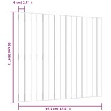  Zidno uzglavlje sivo 95,5x3x90 cm od masivne borovine | shoptok.hr