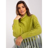 Wool Fashion Italia Sweater-AT-SW-2355-2.30X-olive | Shoptok.si