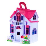  Kućica za lutke s ručkom za nošenje - lila | shoptok.hr