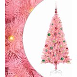vidaXL Božićno drvce s 150 LED svjetlima Ružičasta 150 cm PVC | shoptok.hr