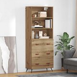  Highboard Umjetnički hrast 69,5 x 34 x 180 cm Konstruirano drvo | shoptok.hr