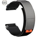 INF 26 mm najlonski pašček za uro Garmin Fenix 8/7X Pro/5X/6X Grey, (22076769) | Shoptok.si