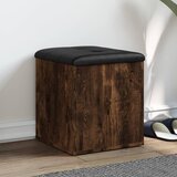 Klupa za pohranu boja hrasta 42x42x45 cm od konstruiranog drva | shoptok.hr