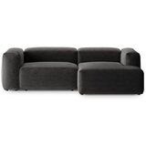 Cosmopolitan Design Tamno siva kutna garnitura (s desnim kutom/s ležaljkom) Bergano – | shoptok.hr