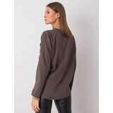 RELEVANCE Blouse-RV-BZ-5968.17-dark khaki | Shoptok.si