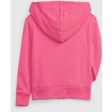 GAP Pink girls' sweatshirt logo french terry | shoptok.hr