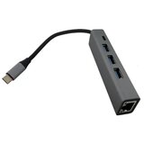 Linkom konvertor TIP C na 3 x USB 3.0 + TIP C + RJ45-Adapter cene
