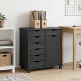  Mobilni ormar Siva 63,5 x 39 x 65,5 cm Čvrsto borovo drvo | Eponuda.com