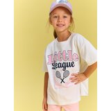 Sinsay Pamučna majica s printom Active | shoptok.hr
