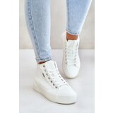 Big Star Insulated women's sneakers with stitching white | ePonuda.com