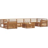  Set vanjskih sofa 8 kom. Prirodna Čvrsto drvo akacije | shoptok.hr